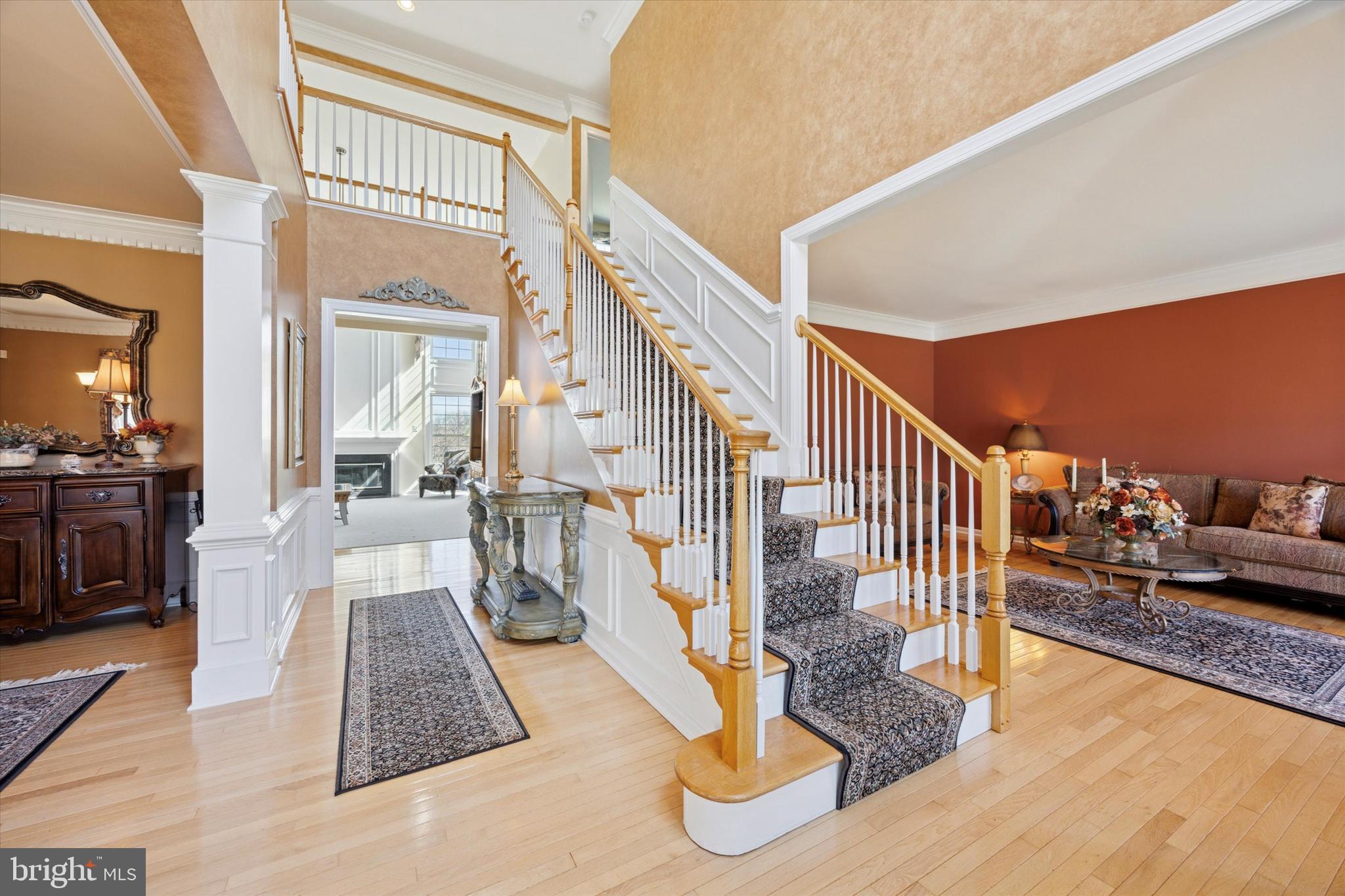 128 Applegate Drive West Chester, PA 19382 - Photo 4 of 36 a view of entryway and hall with wooden floor
