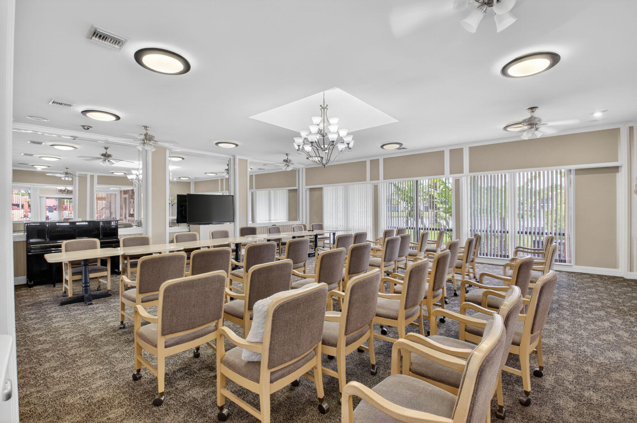 9299 Vista Del Lago, Unit 16D Boca Raton, FL 33428 - Photo 27 of 39 Clubhouse Community Room