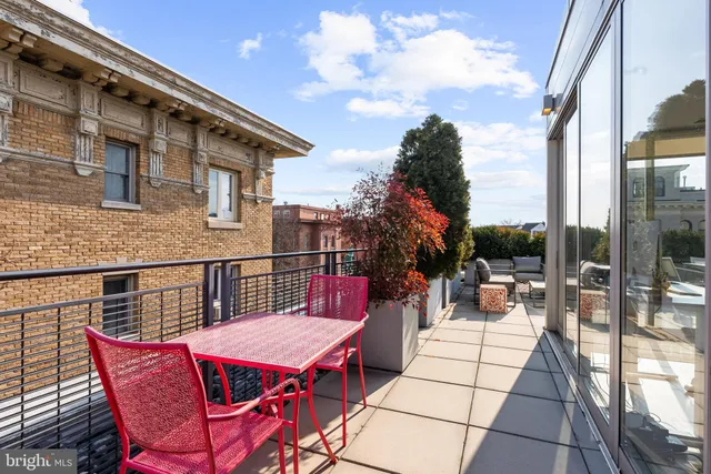 a view of outdoor seating