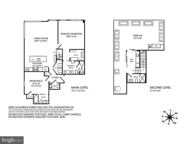 $1,795,000 | 2225 California Street Northwest, Unit PH1, Washington, DC 20008