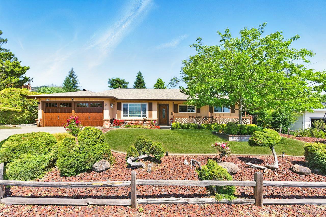 1444 St Francis Road Santa Rosa, CA 95409 - Photo 1 of 1 front view of a house with a yard
