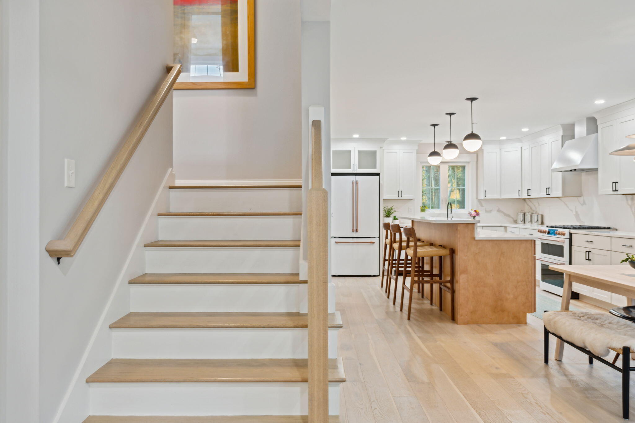 8 Revolution Drive Windham, ME 04062 - Photo 17 of 35 Staircase to 2nd floor