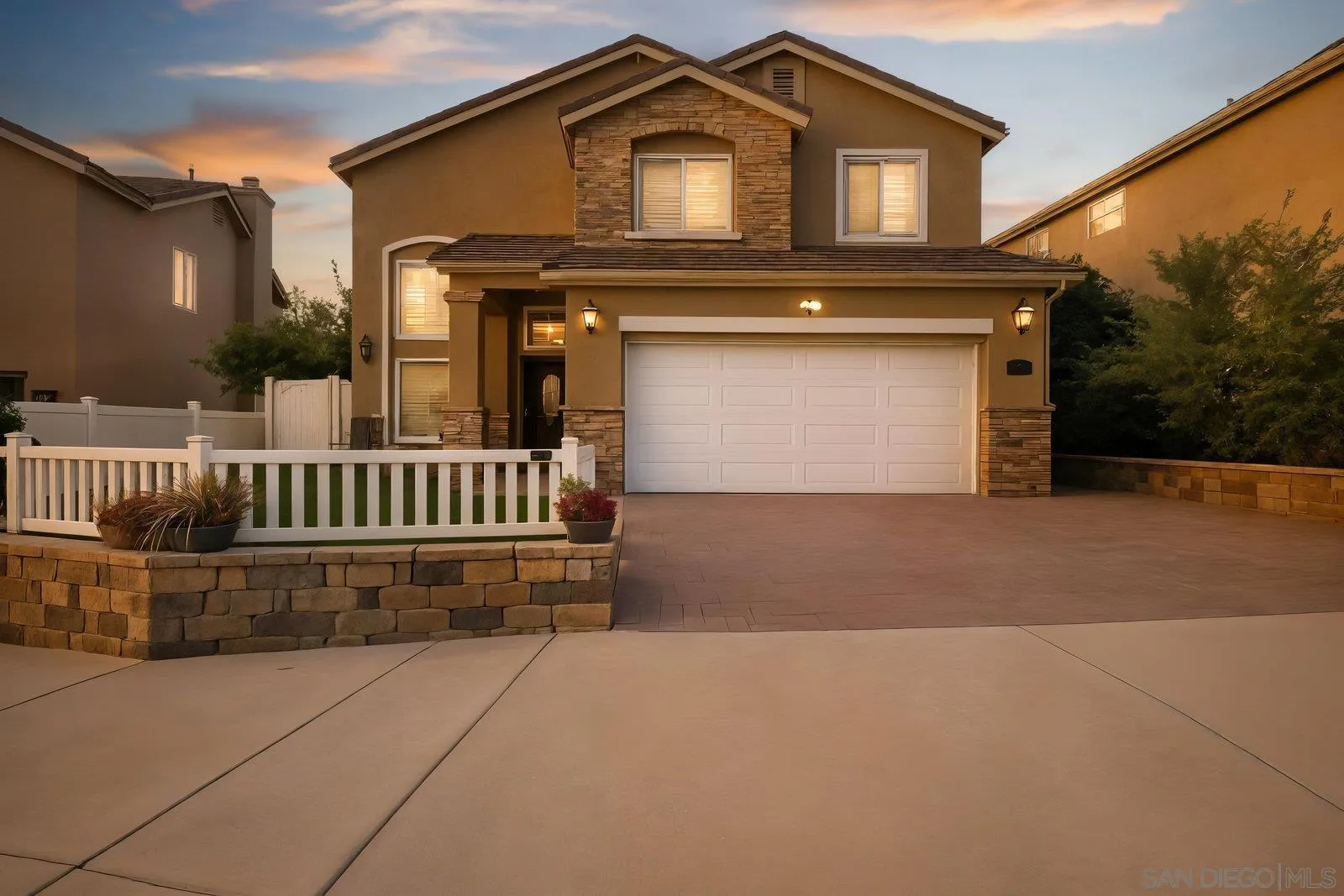 1385 Sunhaven Road Alpine, CA 91901 - Photo 27 of 32 front view of a house with a porch