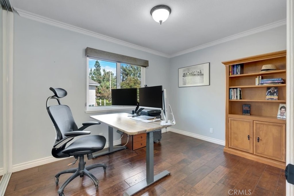 2232 Montague Circle Placentia, CA 92870 - Photo 26 of 36 a view of a workspace with furniture and a window