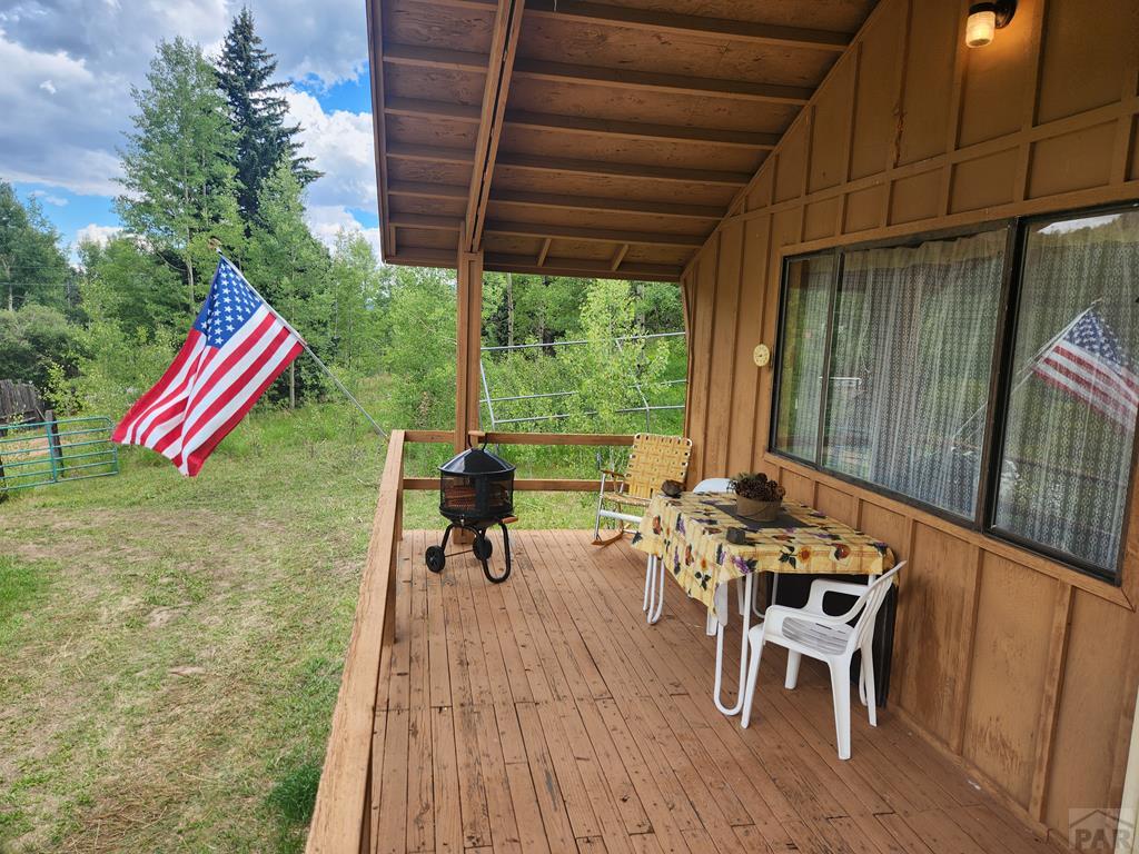 745 Konn Road Rye, CO 81069 - Photo 11 of 11 a view of balcony with chairs and table