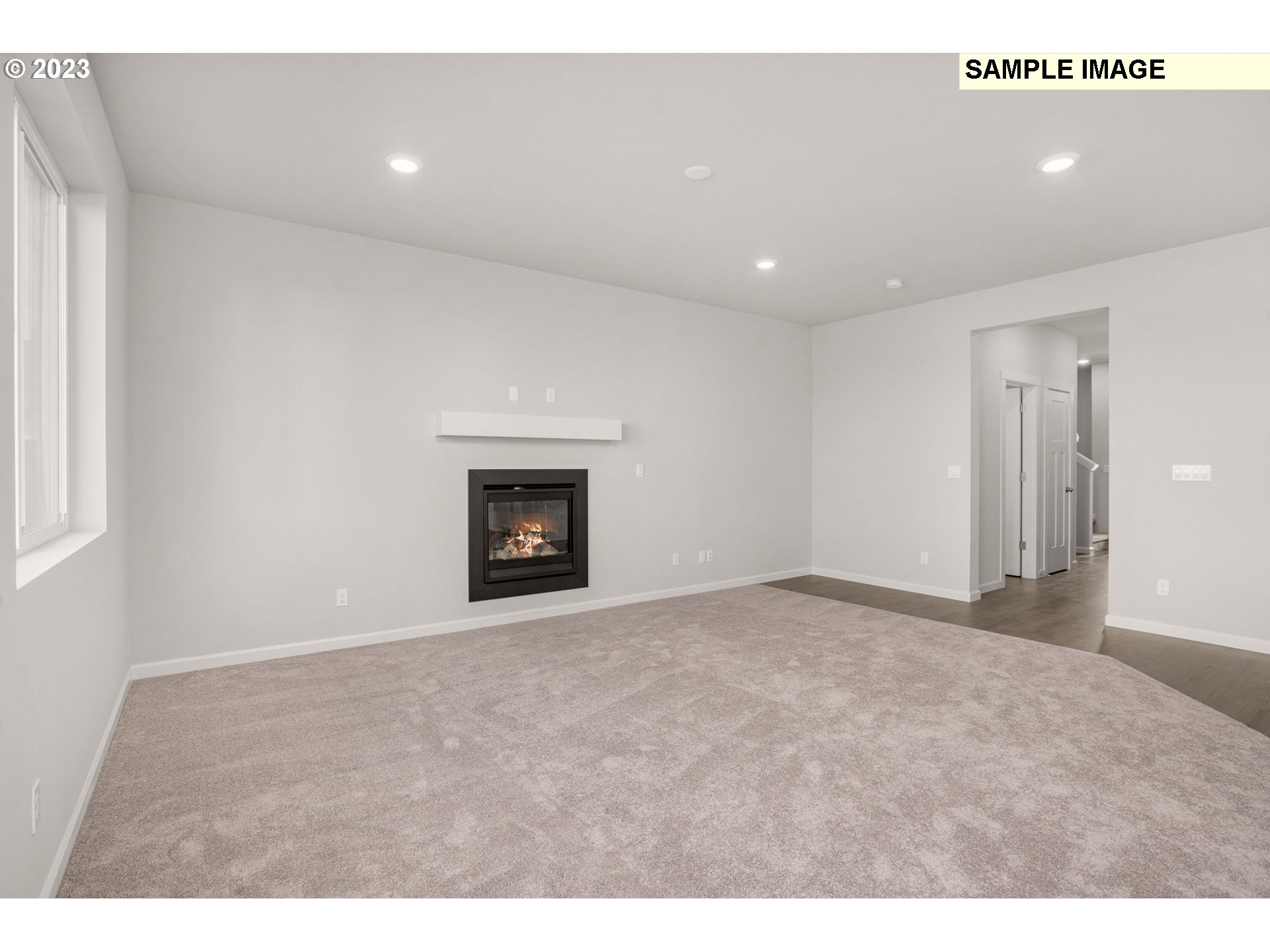 6286 Southeast 20th Street Gresham, OR 97080 - Photo 25 of 25 a view of an empty room with a fireplace