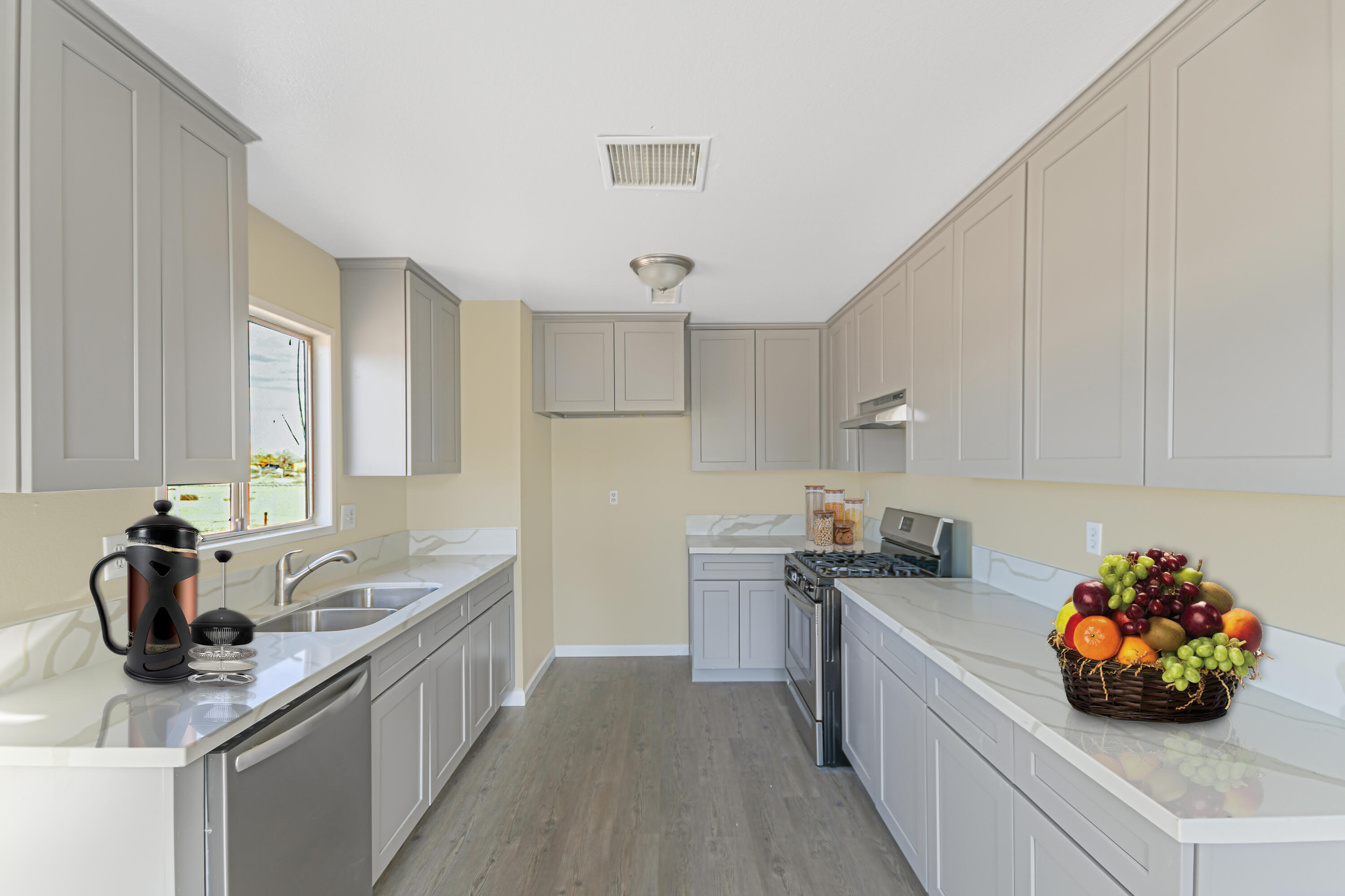 40611 178th Street East Lake Los Angeles, CA 93535 - Photo 2 of 14 a kitchen that has a sink and cabinets