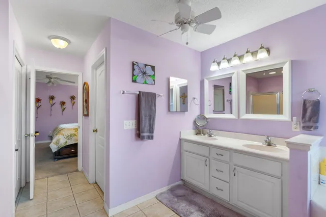 a bathroom with a tub