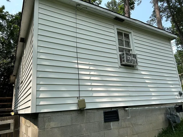 a view of a house and a window