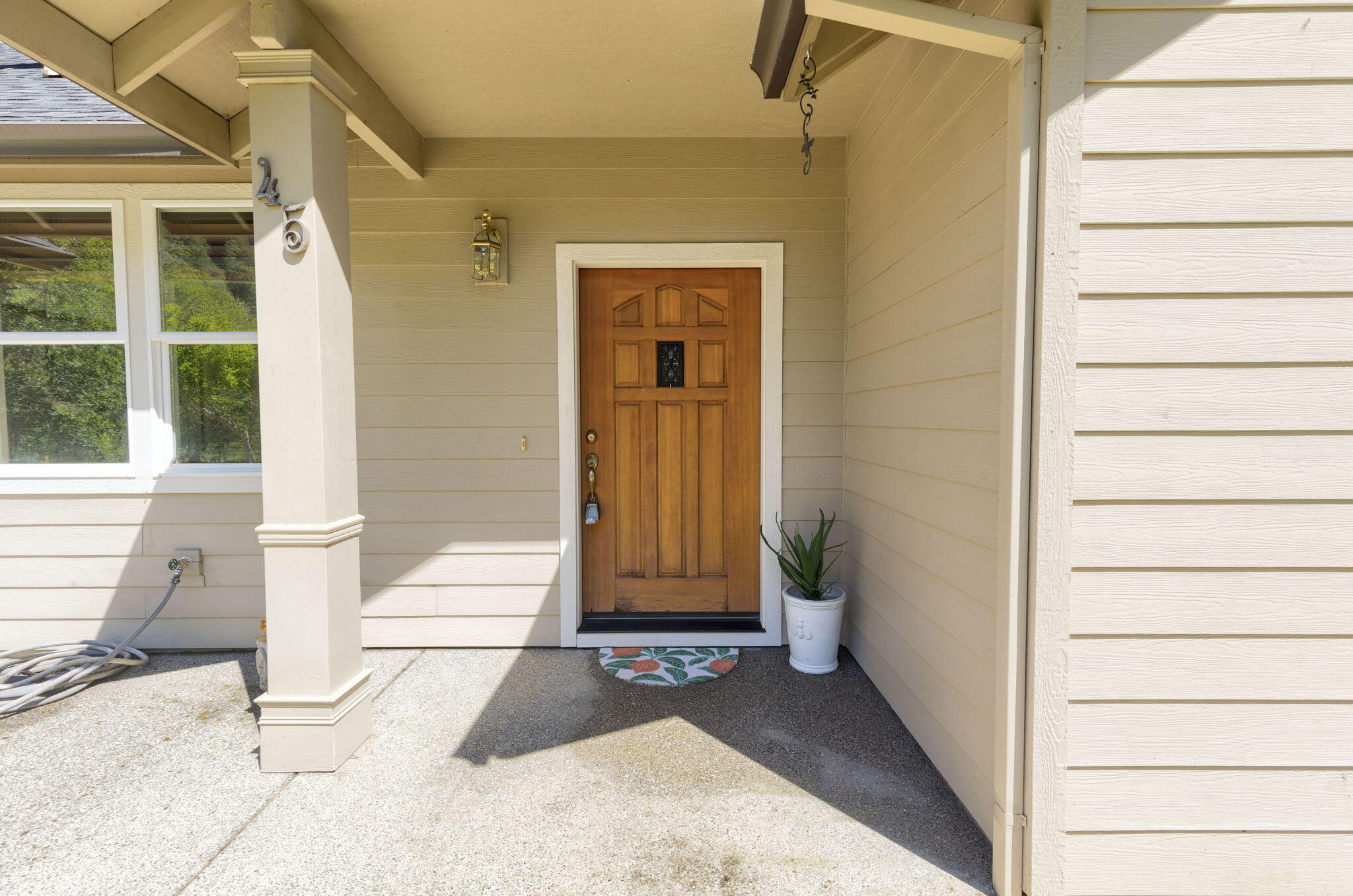 45 Marble Mountain Road Grants Pass, OR 97527 - Photo 30 of 40 Front entry. lovely patios and walk ways all around the house.
