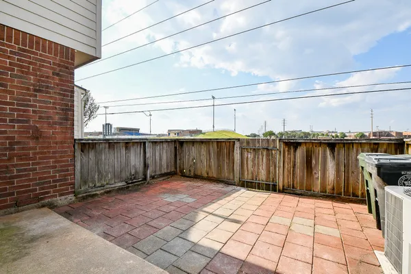 a view of a balcony