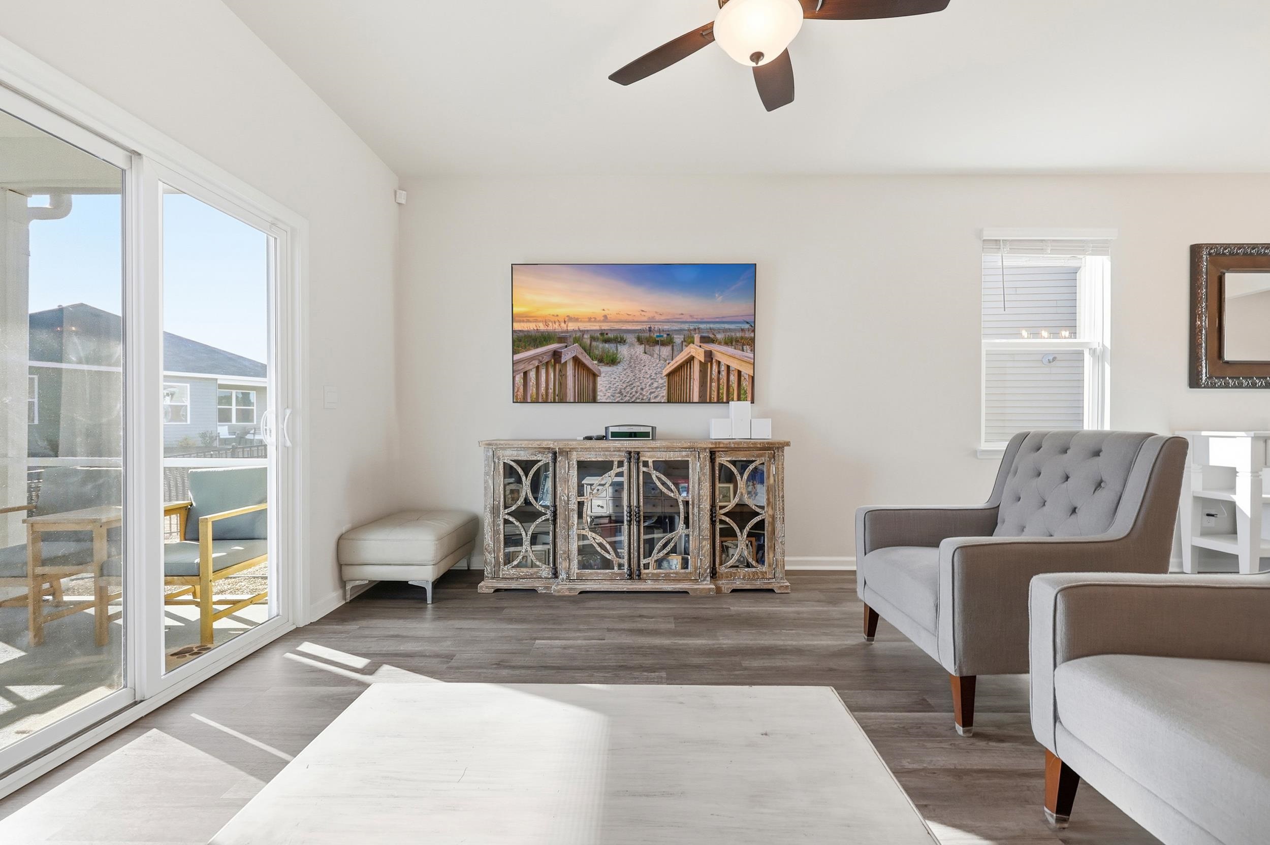 308 Picnic Basket Place Longs, SC 29568 - Photo 14 of 40 Sitting room featuring ceiling fan and wood finished floors
