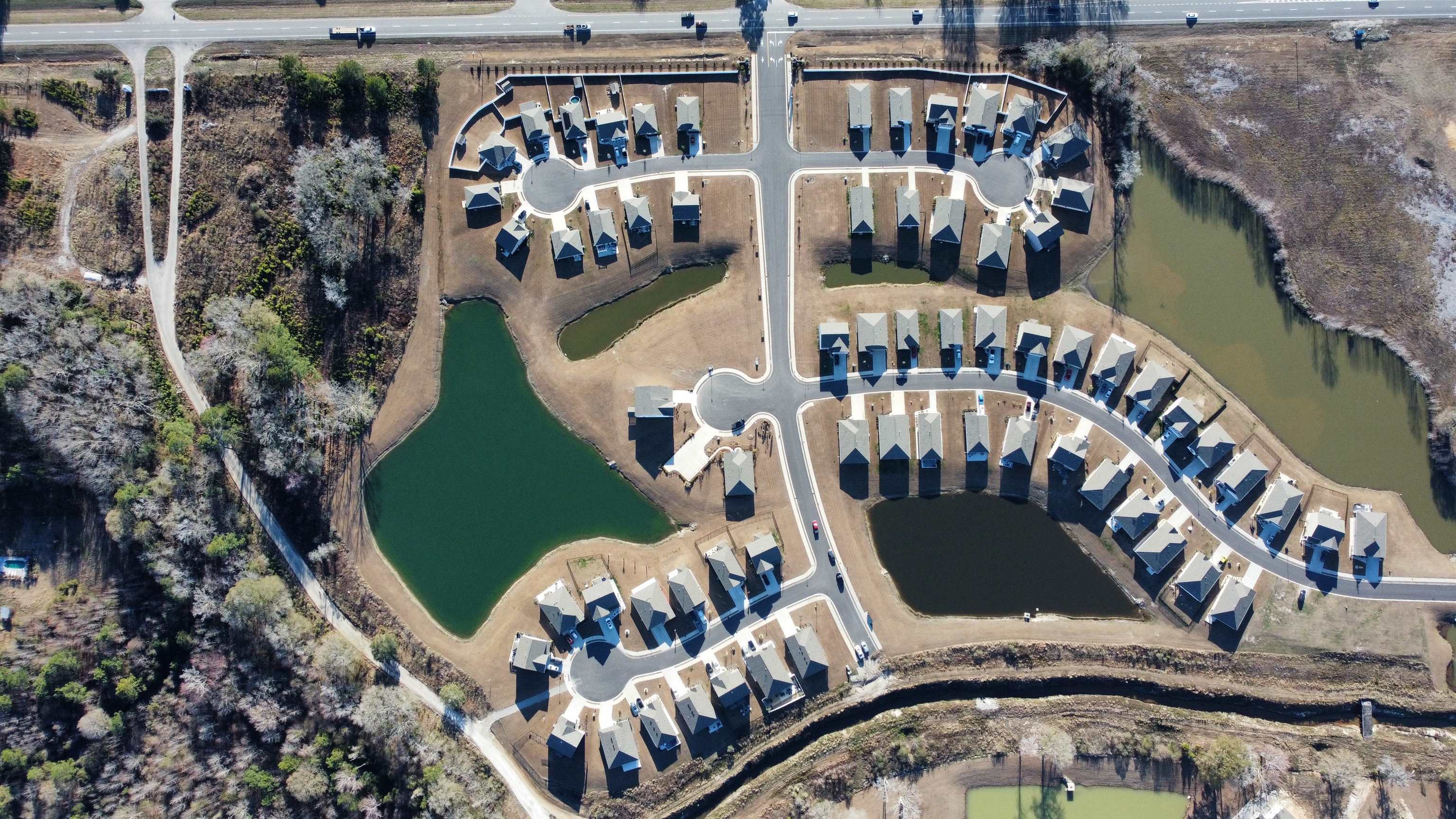 308 Picnic Basket Place Longs, SC 29568 - Photo 38 of 40 Aerial view of property's location with a nearby body of water