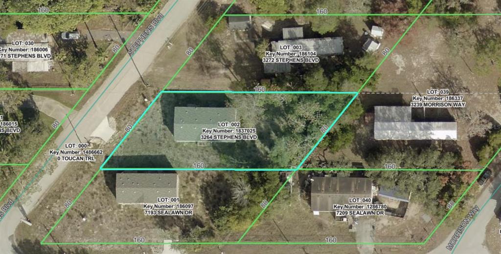 3264 Stephens Boulevard Spring Hill, FL 34606 - Photo 35 of 35 a bird view of a house