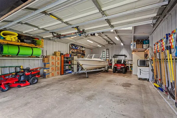 a view of car garage