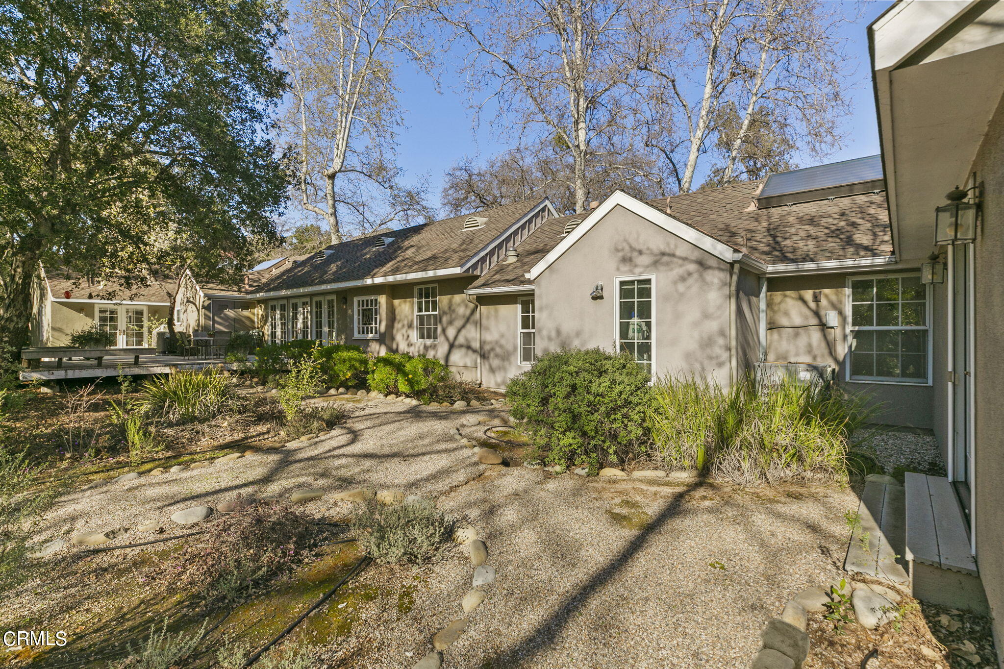 601 Foothill Road Ojai, CA 93023 - Photo 35 of 47 a front view of a house with garden