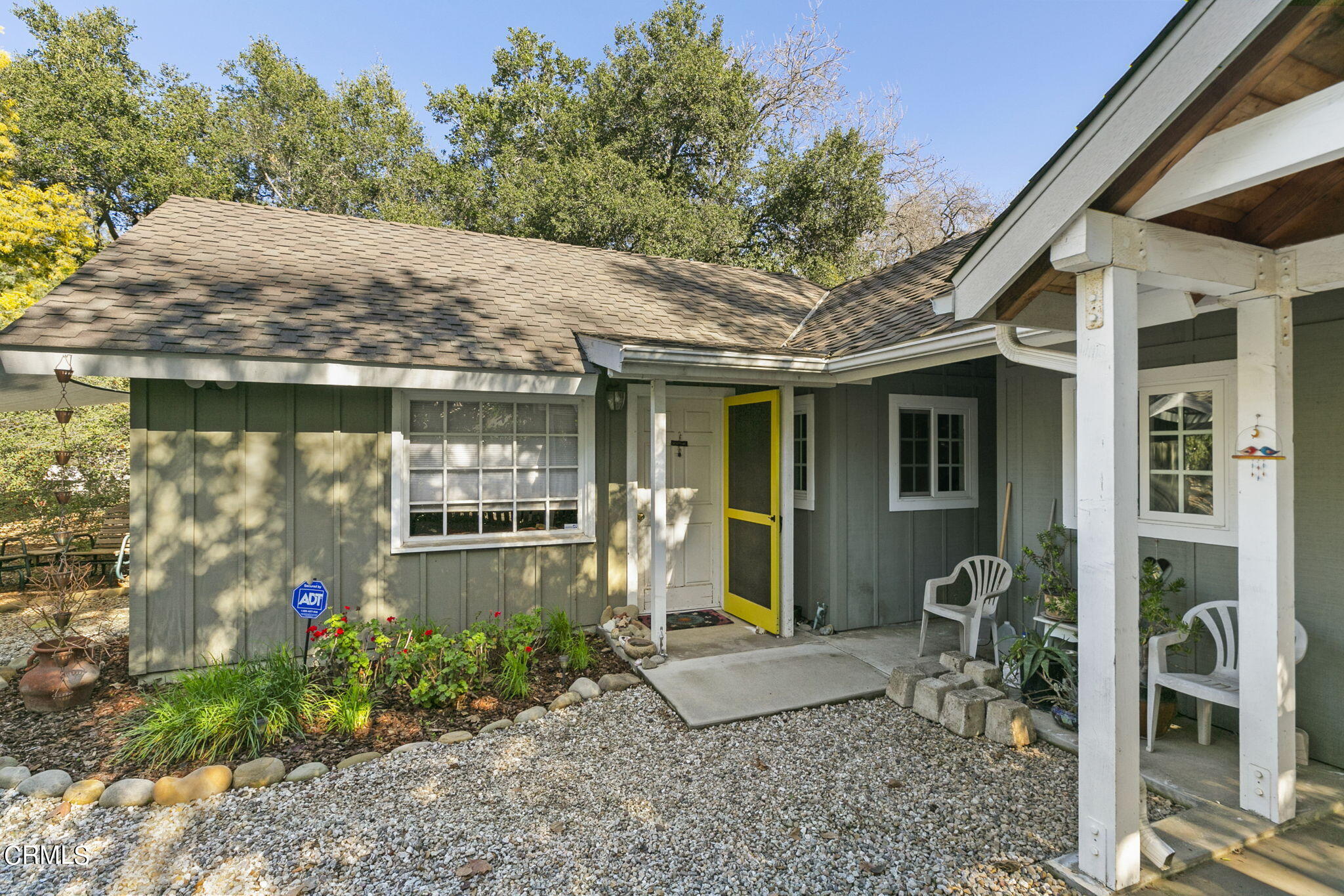 601 Foothill Road Ojai, CA 93023 - Photo 36 of 47 a front view of a house with garden