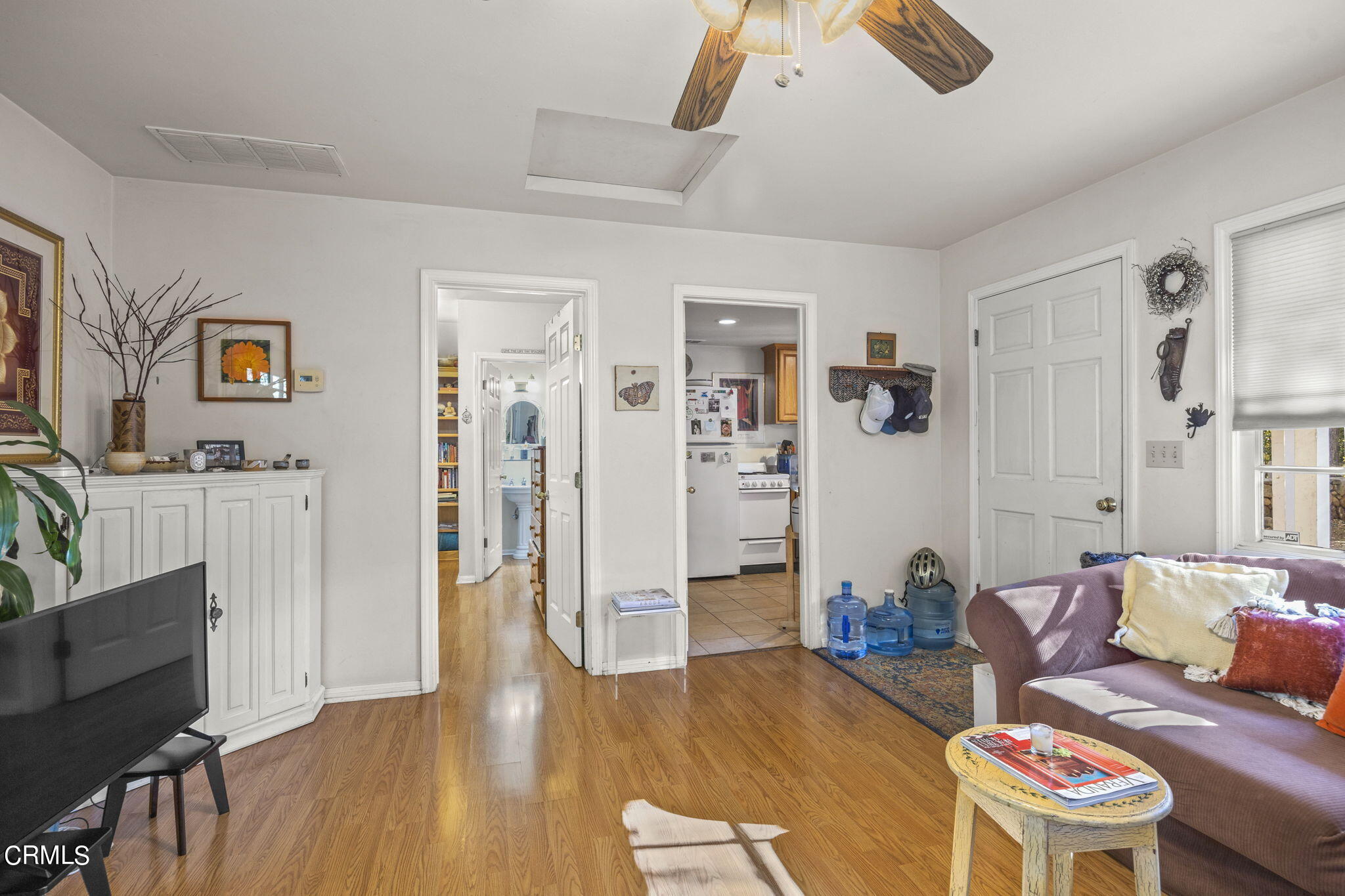 601 Foothill Road Ojai, CA 93023 - Photo 38 of 47 a living room with furniture and a wooden floor