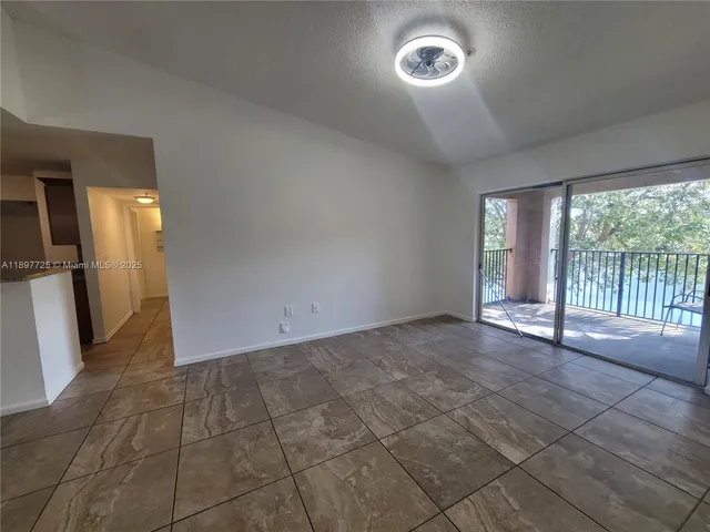 a view of a livingroom with a chandelier