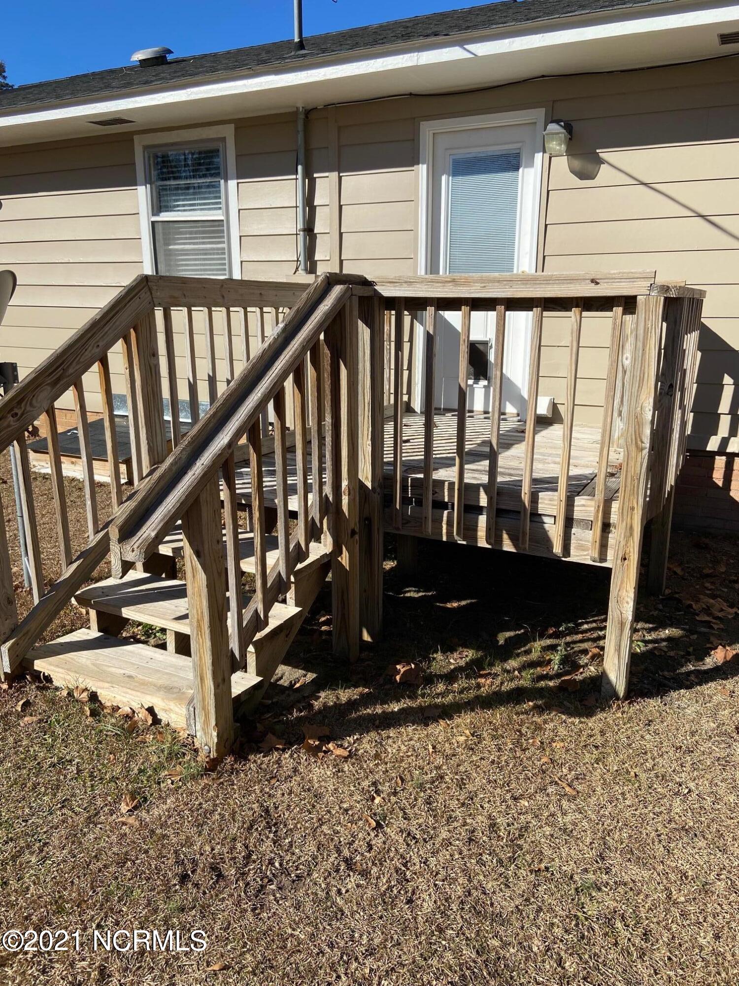 608 Richmond Road Rockingham, NC 28379 - Photo 17 of 19 Rear Deck