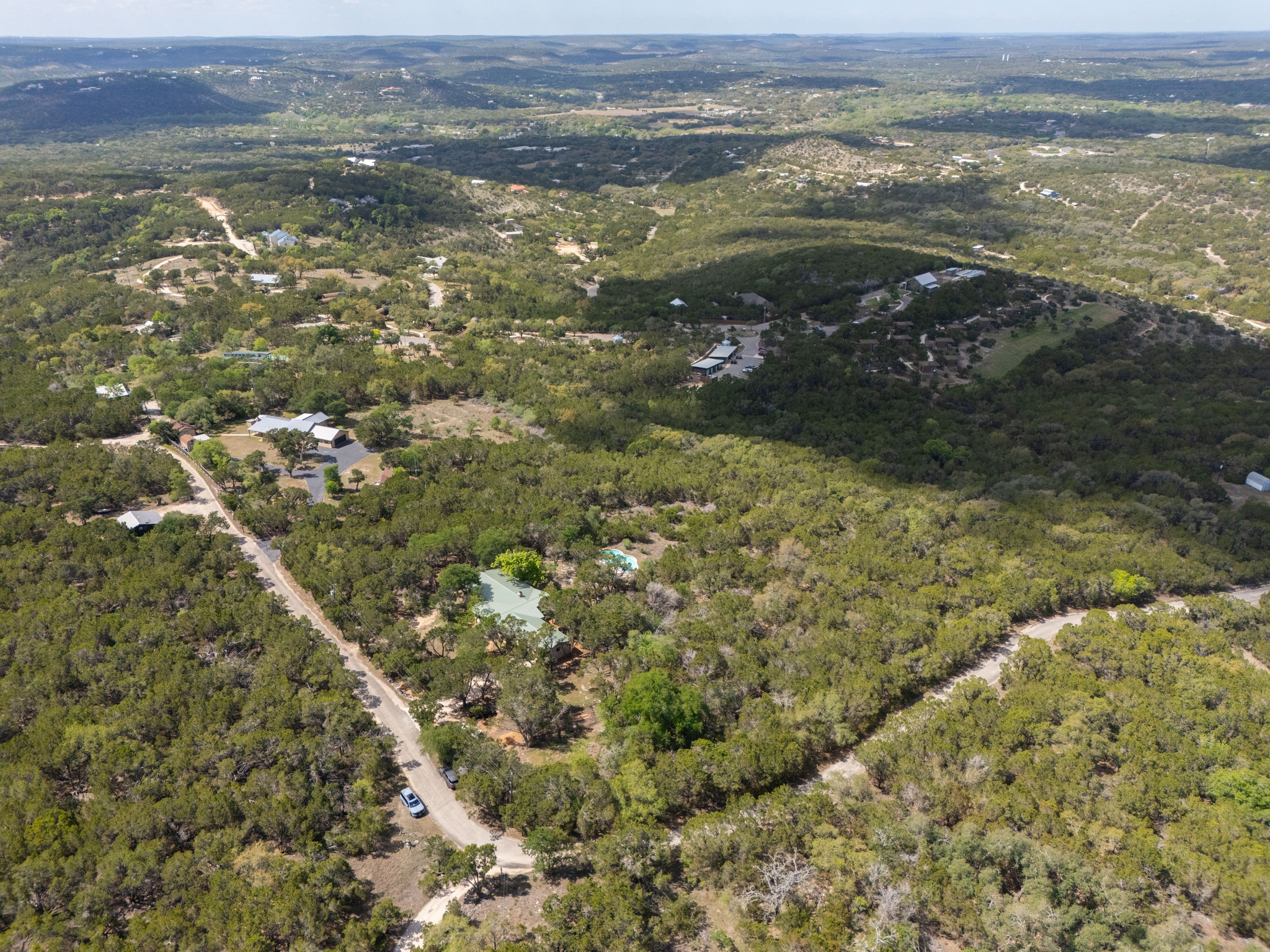 900 Box Canyon Road Wimberley, TX 78676 - Photo 40 of 40 Looking down at 900 Box Canyon. The home sits on the corner.