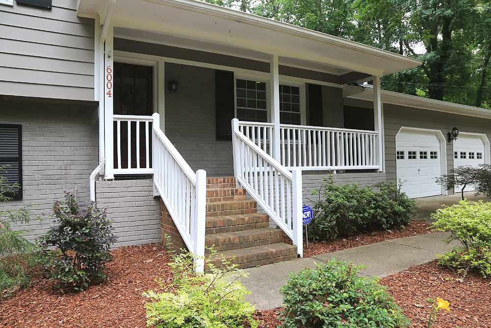 6004 Spring Valley Drive Raleigh, NC 27616 - Photo 2 of 25 Welcome your friends at this covered porch entry. Exterior Front Porch