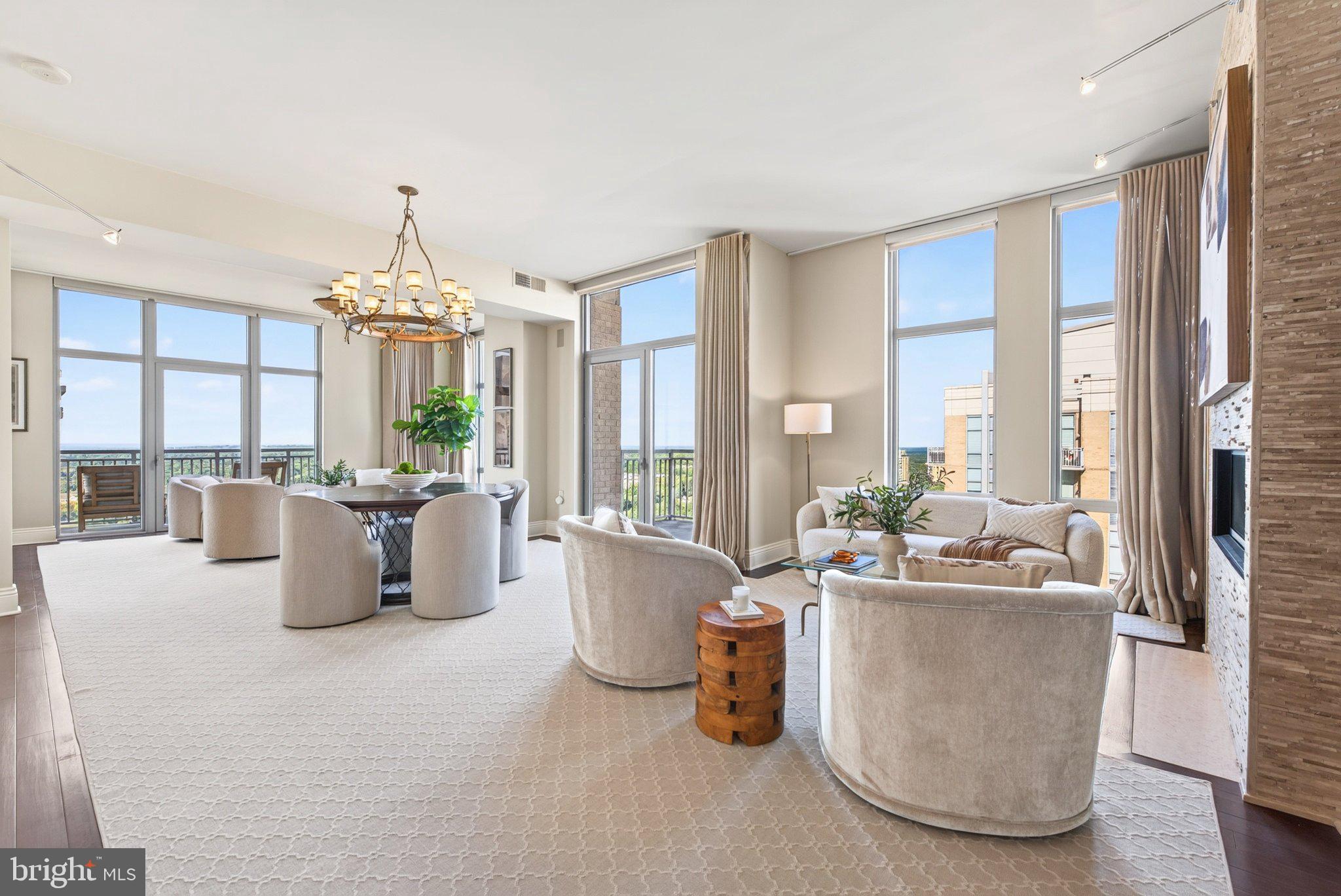 11990 Market Street, Unit 2115 Reston, VA 20190 - Photo 6 of 51 Main room w/ amazing views from every corner!