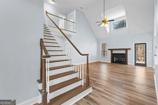 wooden floor in an empty room