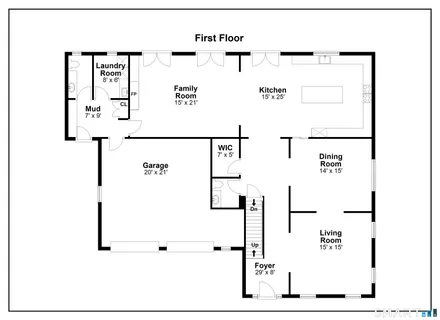 a picture of a floor plan