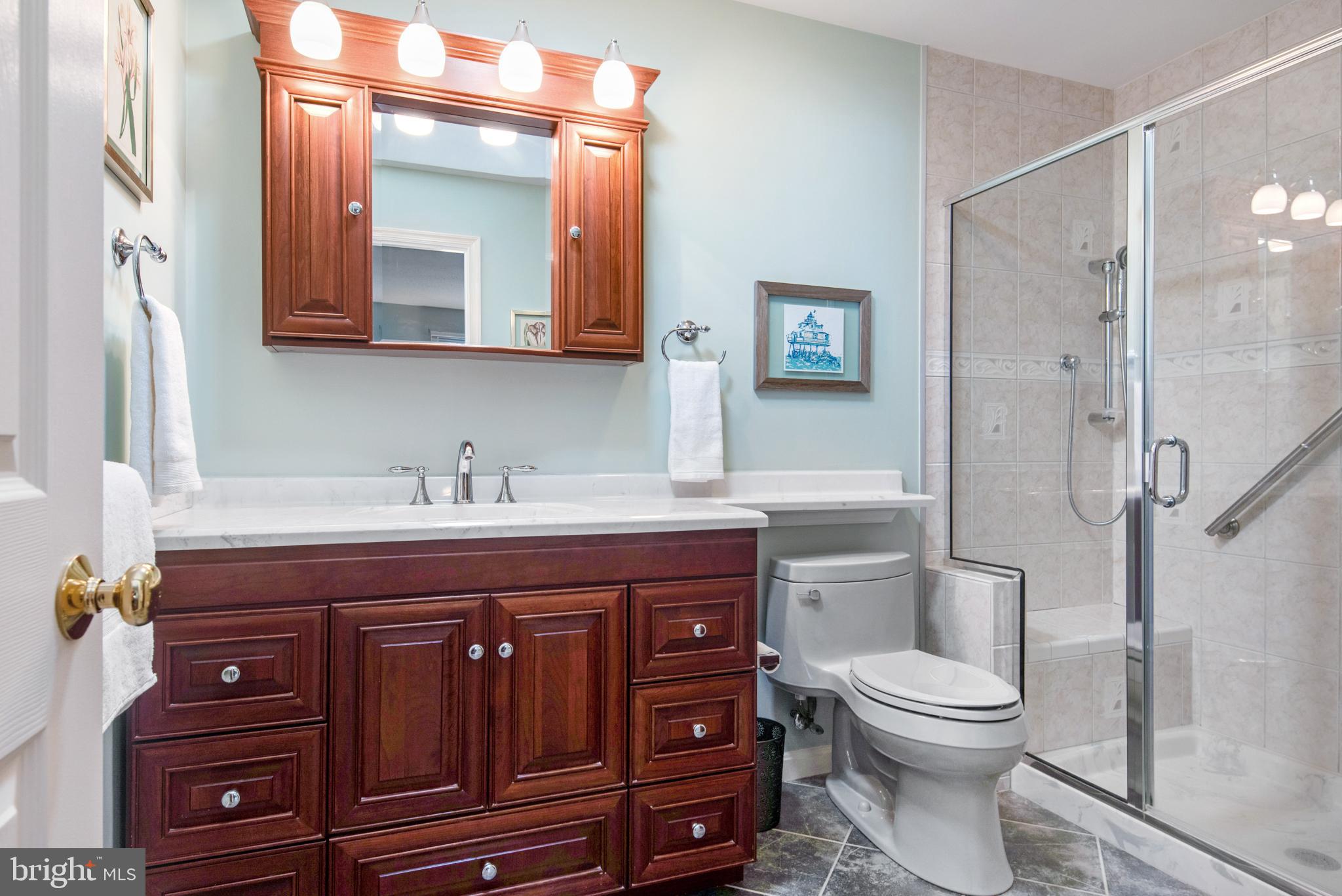 860 Inverrary Court Annapolis, MD 21401 - Photo 35 of 70 Primary bath with glassed-in shower
