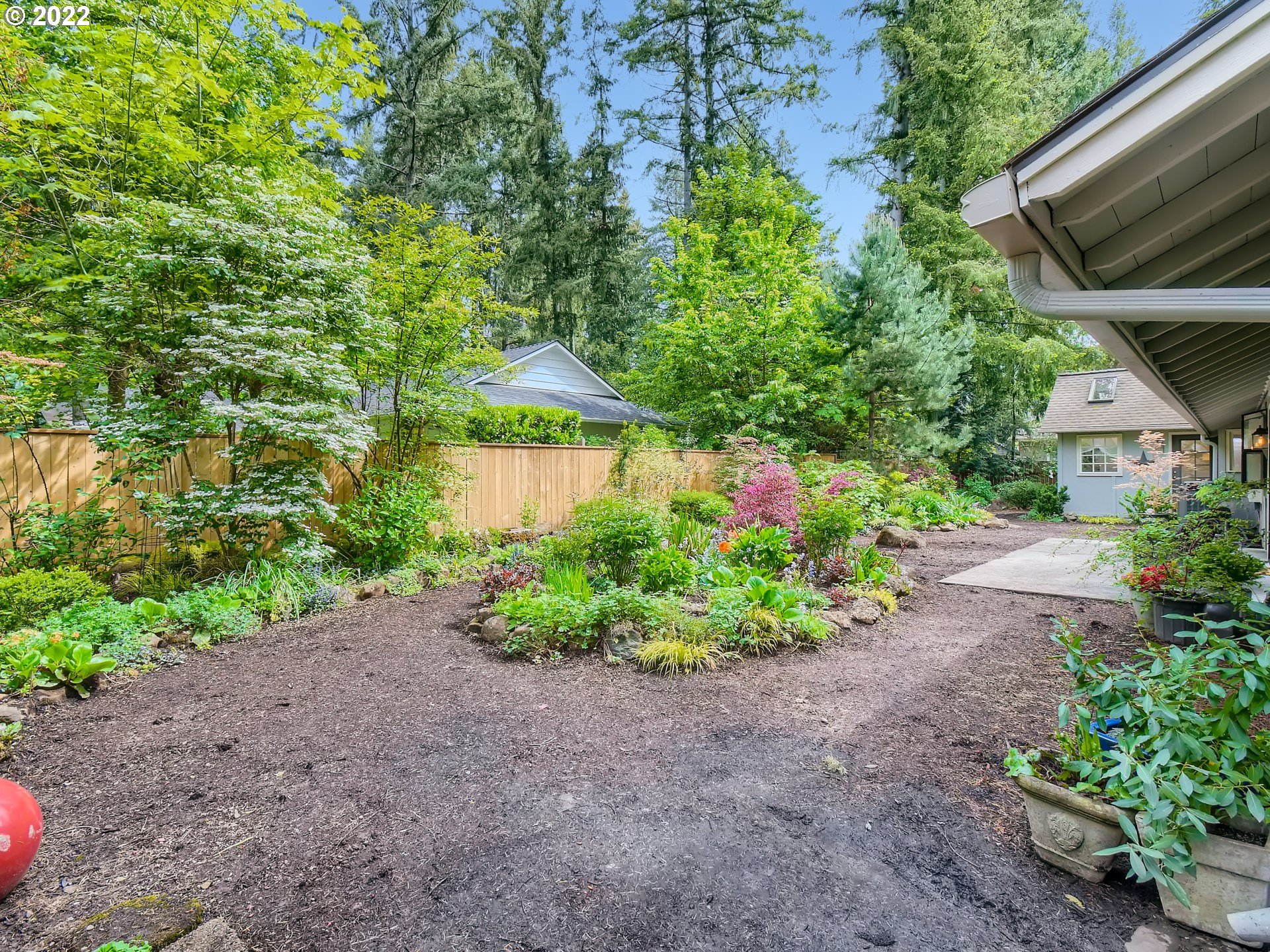 4753 Southwest Dawn Street Lake Oswego, OR 97035 - Photo 26 of 29 a view of a garden with pathway