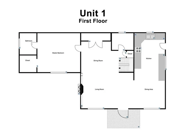 a picture of a floor plan