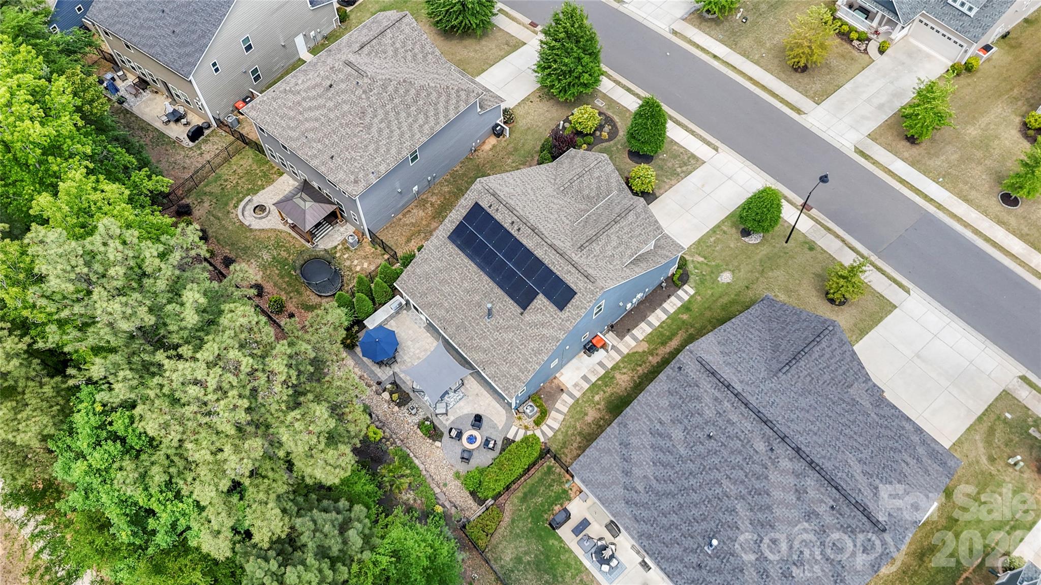 445 Sandbar Point Clover, SC 29710 - Photo 48 of 48 an aerial view of a house with a garden