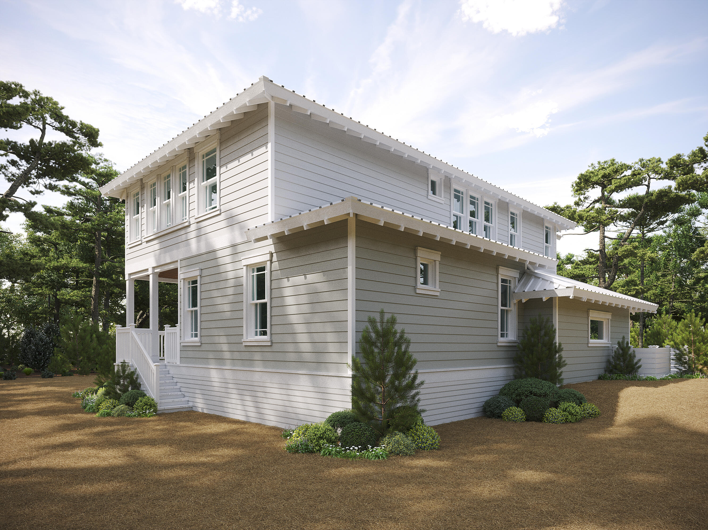 0 Lot 27 Redbud Ln Inlet Beach Inlet Beach, FL 32461 - Photo 12 of 20 a front view of a house with a yard
