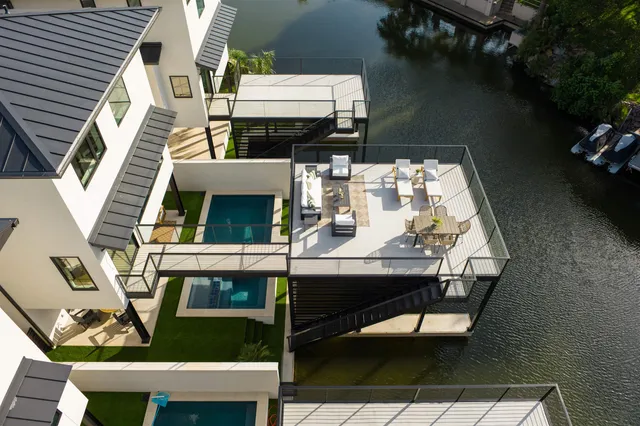 a view of balcony and deck