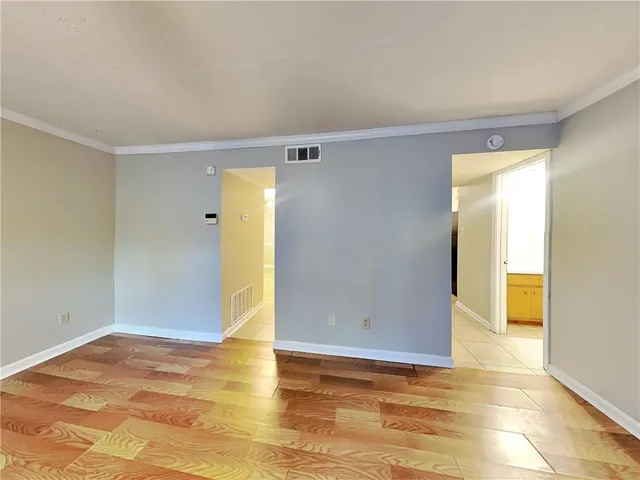 a view of an empty room