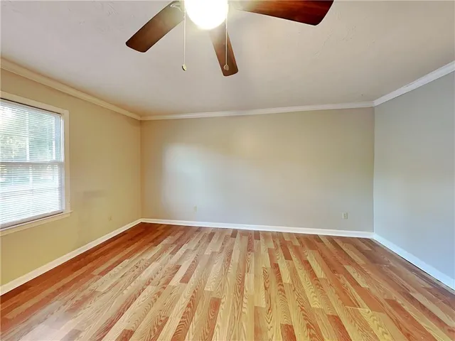 wooden floor in a room