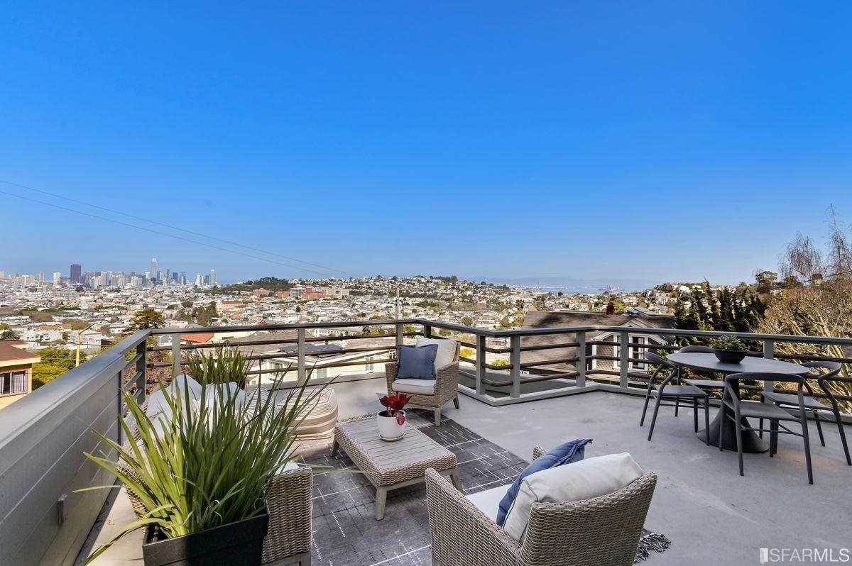 1502 Shotwell Street San Francisco, CA 94110 - Photo 46 of 61 a view of a terrace with furniture