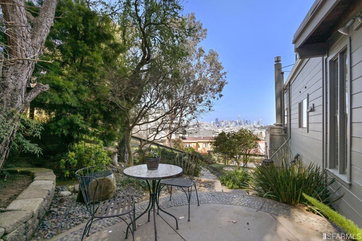 1502 Shotwell Street San Francisco, CA 94110 - Photo 53 of 61 a backyard of a house with table and chairs