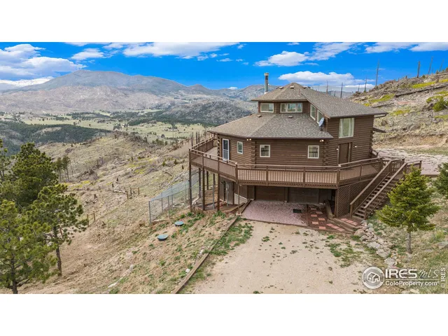 a view of a terrace with a lake view