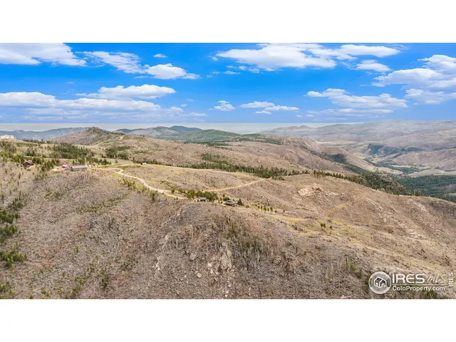 a view of an outdoor space and mountain view