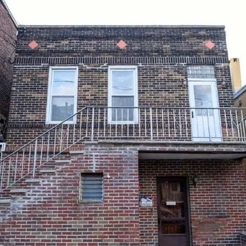 a front view of a building