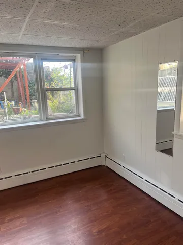 a view of a room with window