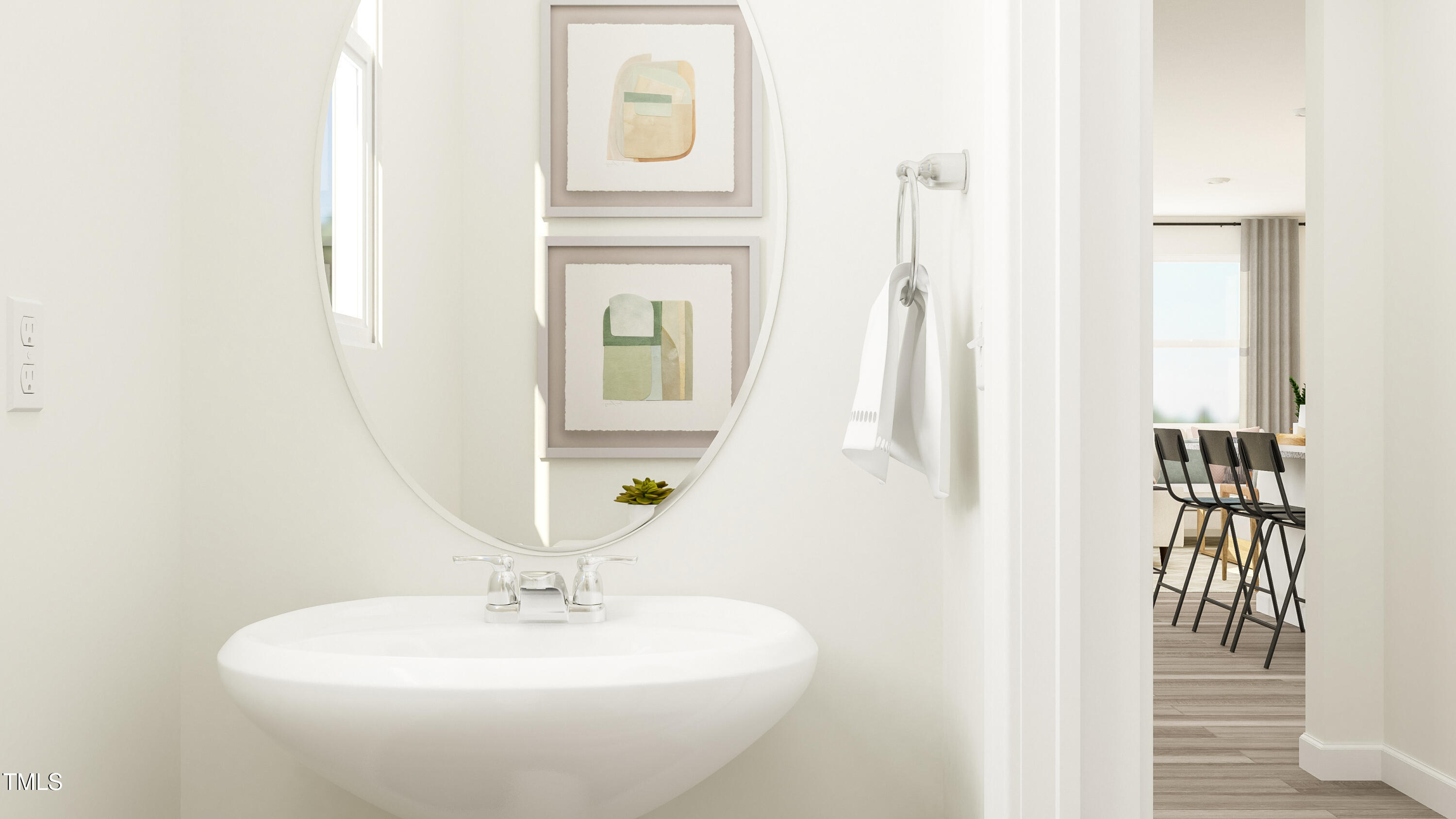 120 Blossom Fld Way Angier, NC 27501 - Photo 44 of 45 a bathroom with a sink and a mirror