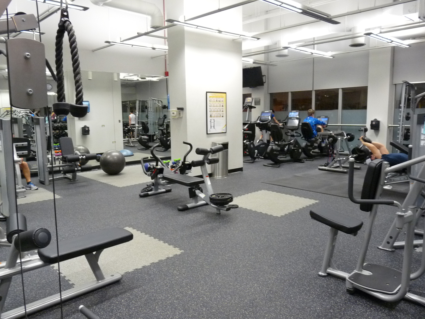 655 West Irving Park Road, Unit 5015 Chicago, IL 60613 - Photo 25 of 25 a view of a room with gym equipment