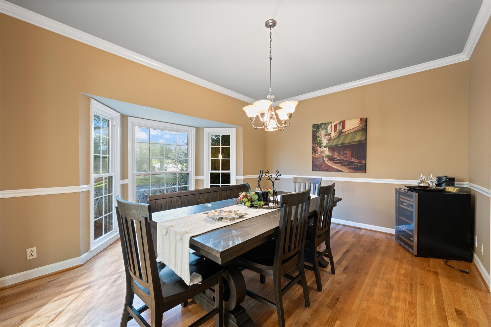 2403 Franklin Lane Murfreesboro, TN 37130 - Photo 9 of 27 a view of a dining room with furniture window and wooden floor