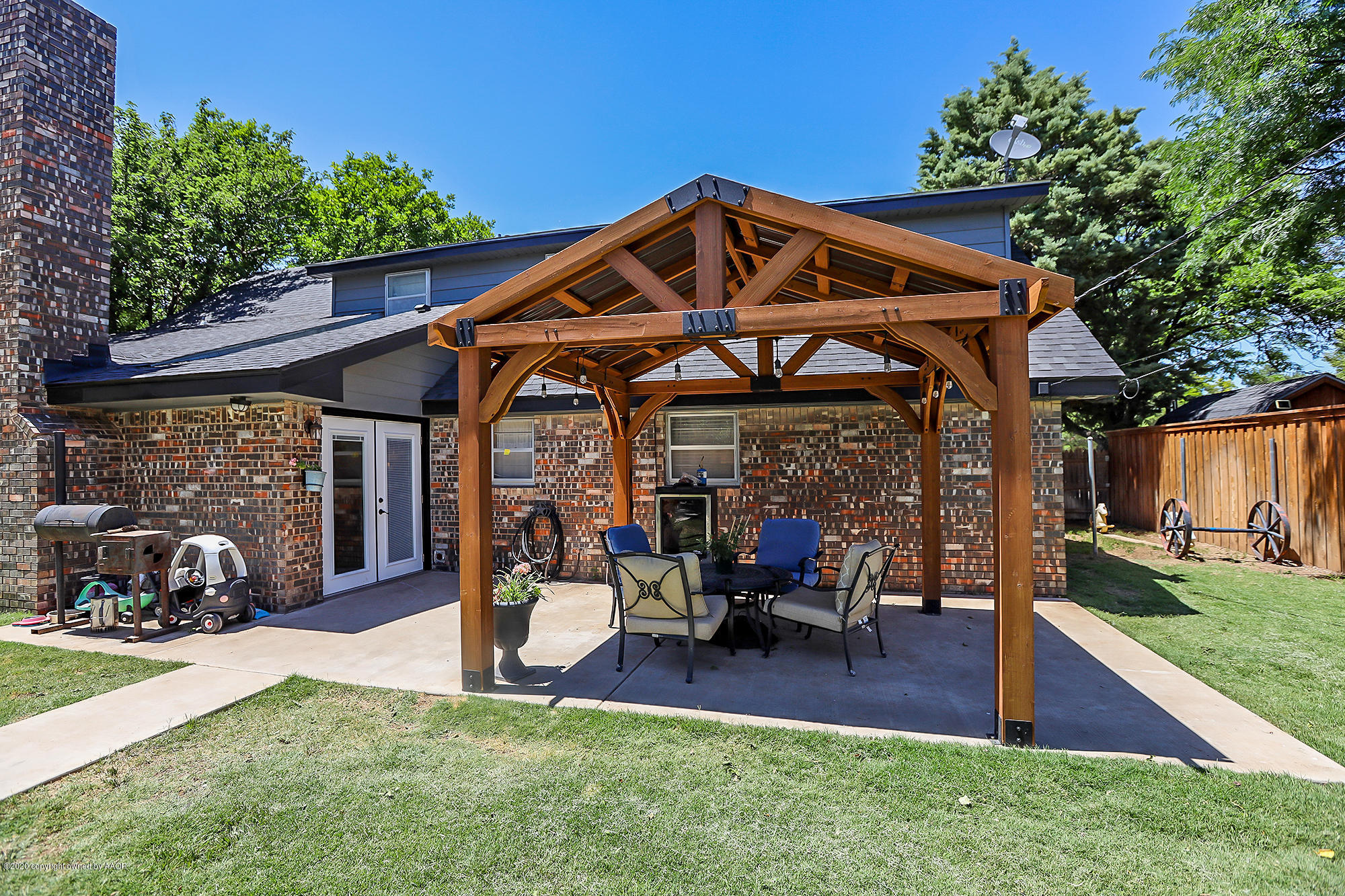 6203 Hanson Road Amarillo, TX 79106 - Photo 36 of 41 Back Patio