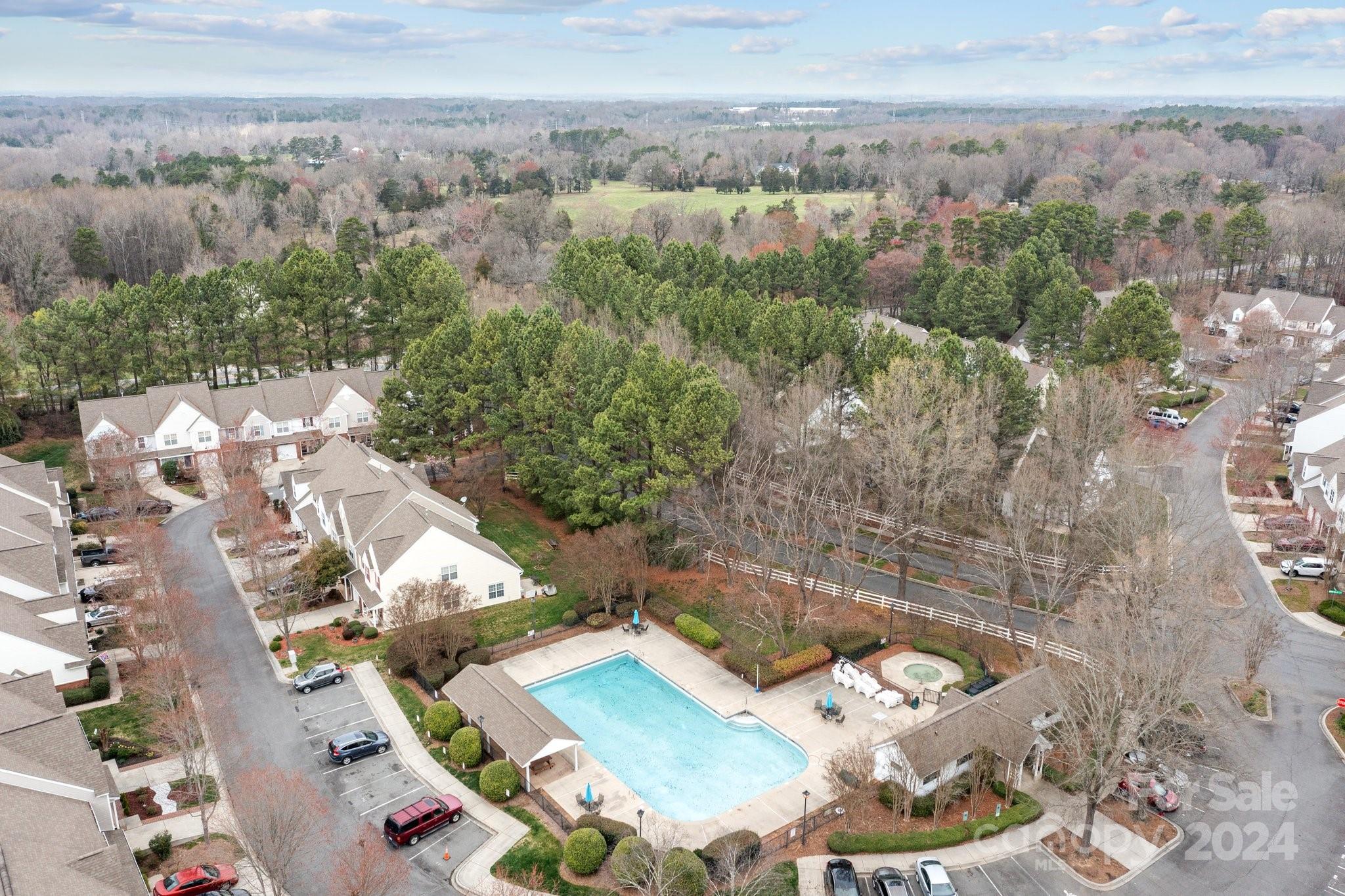 8368 Rudolph Road Charlotte, NC 28216 - Photo 36 of 43 an aerial view of a house with a yard