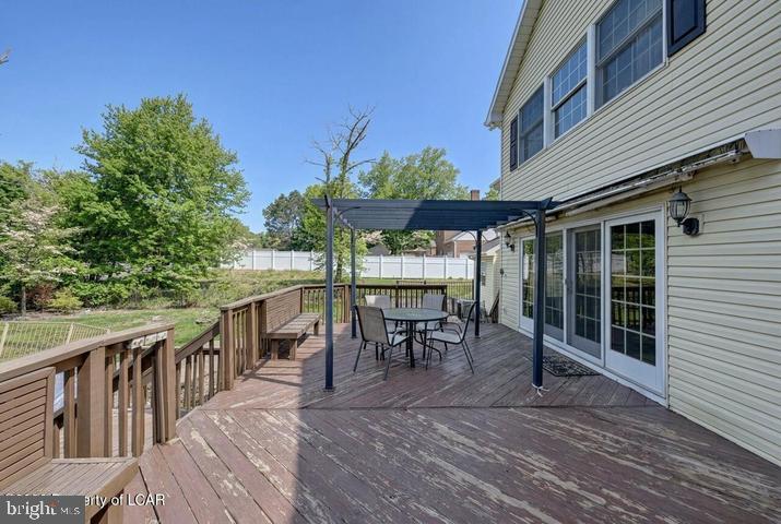 1424 East Broad Street Hazleton, PA 18201 - Photo 72 of 89 a view of a dinning table and chairs in patio of the house