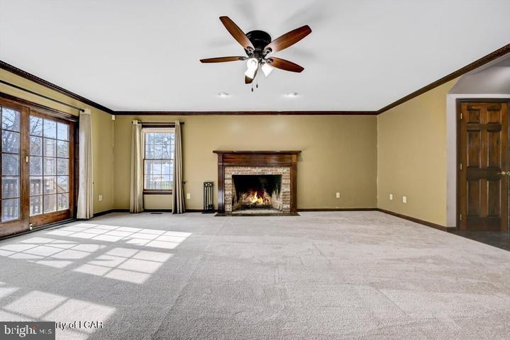 1424 East Broad Street Hazleton, PA 18201 - Photo 10 of 89 a view of an empty room with a fireplace